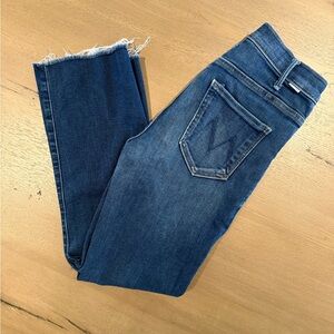 Mother Jeans Hustler Ankle Fray